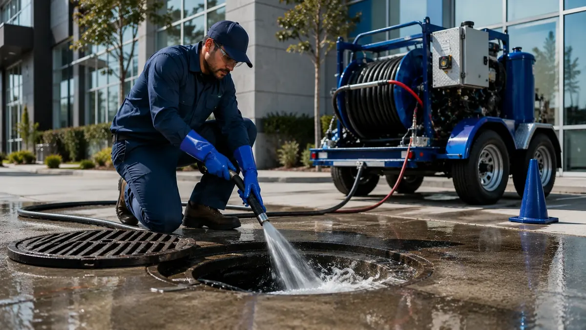 Commercial Hydro Jet Drain Cleaning in Lynwood