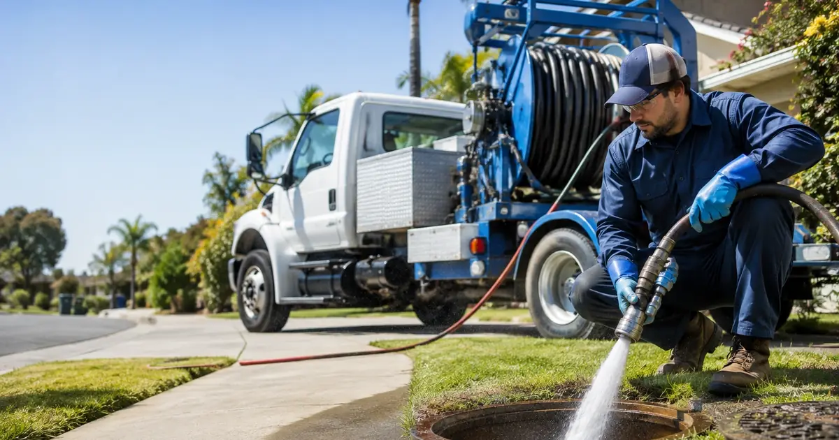 Hydro jet sewer cleaning Lynwood