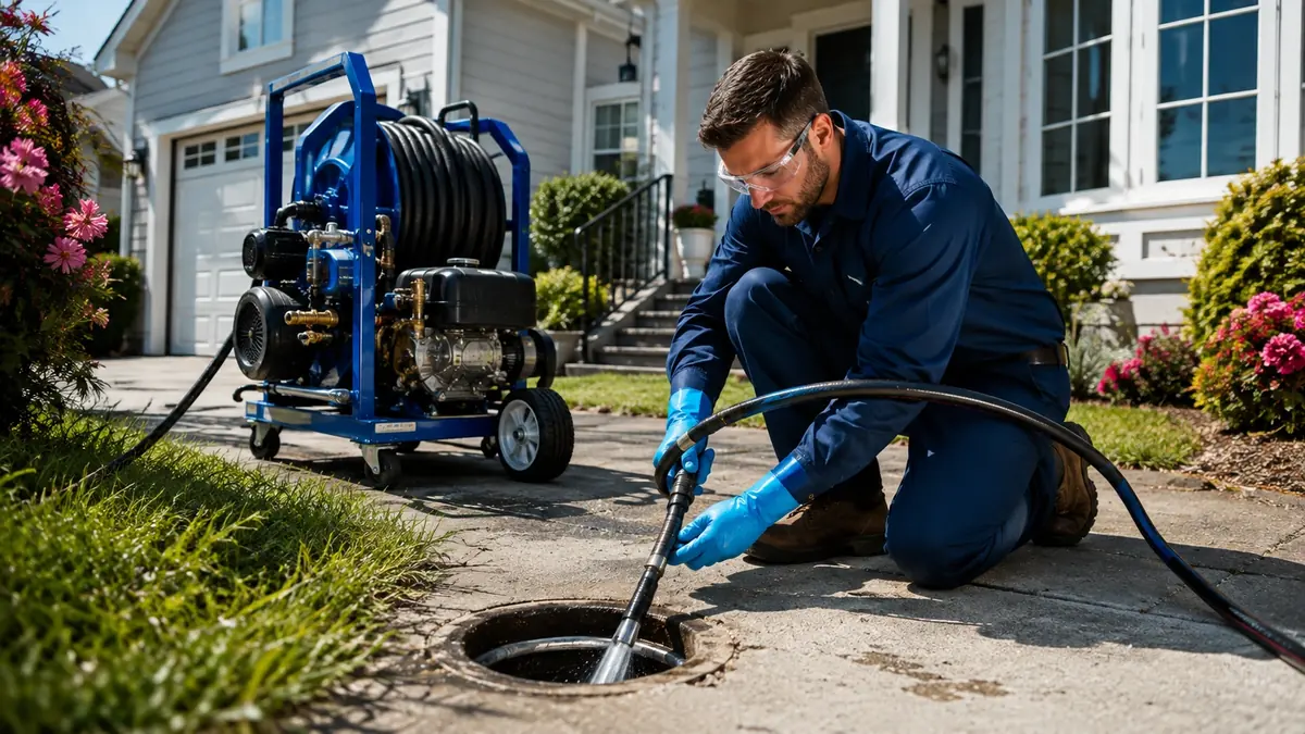 Residential Hydro Jet Drain Cleaning in Lynwood