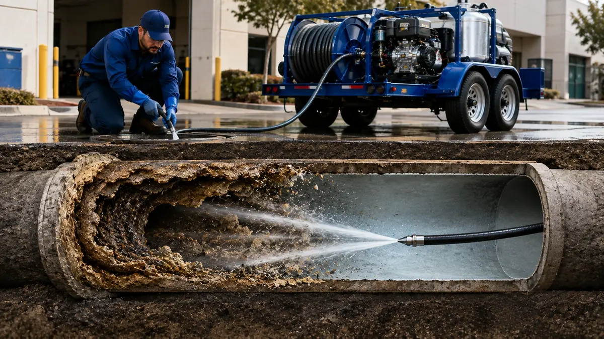 Sewer Pipe Descaling in Lynwood